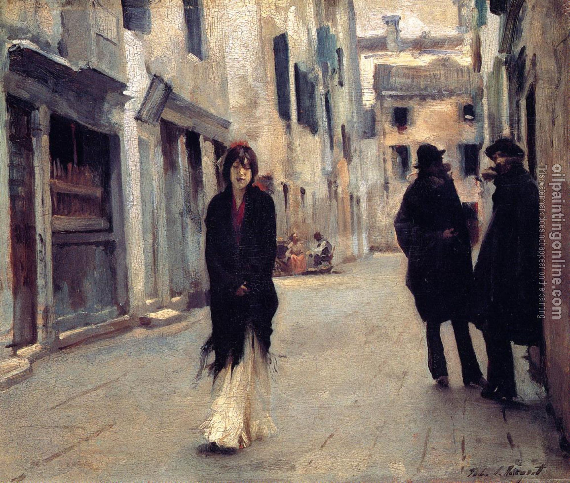 Sargent, John Singer - Street in Venice